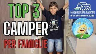 Salone del Camper 2023   i MIGLIORI CAMPER per FAMIGLIE NUMEROSE