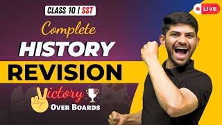 Live Marathon Complete History | Complete Revision Class 10 SST | Digraj Sir