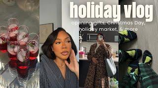 holiday vlog | Christmas Day, gift opening, game night, & more [part one] | Faceovermatter