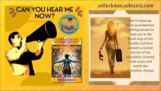 ‍ Chapter 1 THE WORLD CULT & YOU: YOUR PLACE IN IT & YOUR WAY OUT OF IT (Audiobook Serialization)