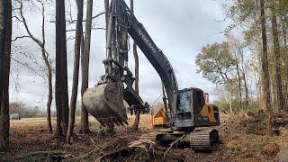 Clearing The Tree Line Back Behind The Pad