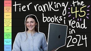 tier ranking every book i read in 2024 