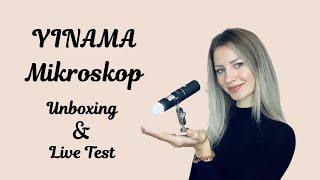 YINAMA WiFi - & USB - Mikroskop I 50x-1000x Vergrößerung I UNBOXING & LIVE TEST