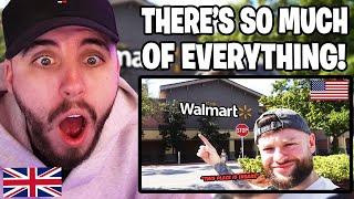 Brit Reacts to British Guy Visiting WALMART for the First Time