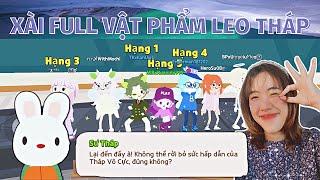 Sunniee Thử Thách “Xài Full Vật Phẩm Leo Tháp” Cùng Team | PLAY TOGETHER