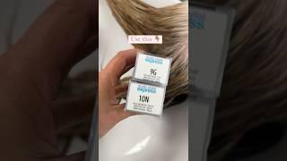 How I blend gray hair to look like blonde highlights on 10 minutes #hairtutorial hairtransformation