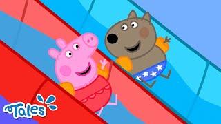 Peppa-Wutz-Geschichten | Wasserrutschen | Videos für Kinder