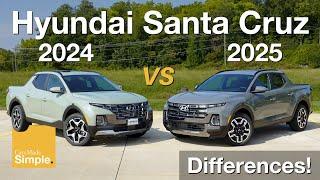 2024 Hyundai Santa Cruz Limited vs 2025 Santa Cruz Limited | Differences Explained!