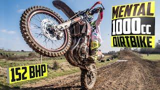 Riding a CRAZY 1000cc Dirt Bike on a Motocross Track!