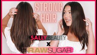 RAW SUGAR LIVING x SALLY BEAUTY! First Impression | Luxury Haircare on a Budget