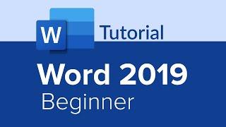 Word 2019 Beginner Tutorial