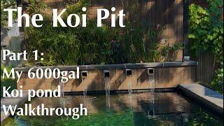 The Pit Part 1: My 6000 Gallon Koi Pond Walkthrough