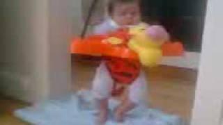 callum on his wee bouncy hing (: