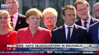 WATCH: Trump Blasts Nato Leaders Tells Them They Need to Pay Their Share (FULL SPEECH) - FNN