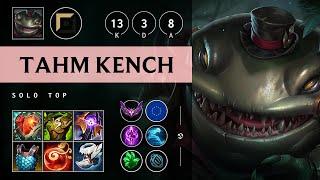 Tahm Kench Top vs Renekton: Unstoppable - EUW Master Patch 14.20