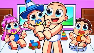 Baby Becomes a DAD in Roblox...