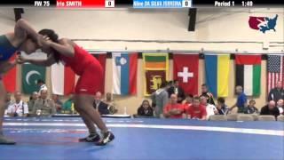 75 KG RR3 - Iris Smith (USA) vs Aline Da Silva Ferreira (BRA)