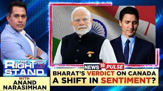 LIVE: Bharat’s Verdict on Canada | Justin Trudeau |  #TheRightStand With Anand Narasimhan