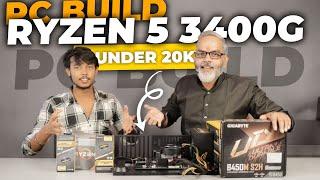 Under 20K  PC Build Ryzen 5 3400G  Best Budget PC Build 2024