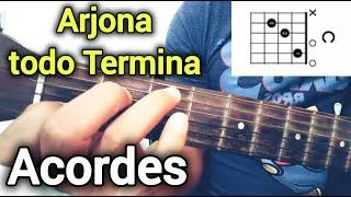 Como tocar la canción todo termina de Ricardo Arjona