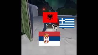 ️ #serbia #albania #greece #mapper #subscribe #country #flag