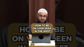 How To Be On Your Deen In The West | Shaykh Hassan Somali #allah #muslim #shorts