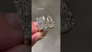 Placement of those two focal stones in moi et toi rings is so key! #diamond here are 3 ways to do it