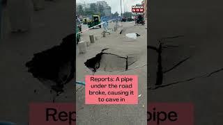Civic Apathy | Newly Constructed Bengaluru Road Caves In The Middle of Underpass | Karnataka News