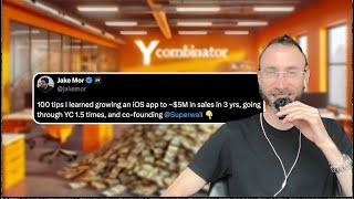 100 Tips From Growing an iOS App to $5M in Sales and Going through YC 1.5 Times