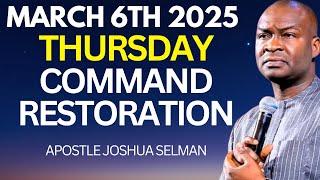 March 6th Morning Prayer to Start Your Day | Apostle Joshua Selman