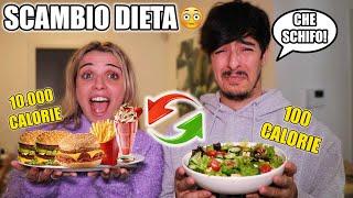 SCAMBIO LA DIETA CON LA MIA RAGAZZA PER 24 ORE! *MAI PIU*