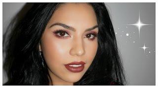 Vampy Holiday Makeup Look