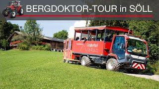 Bergdoktor-Tour zum Gruberhof I mit 50 Personen im Lindner Unitrac