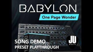 WA Production's Babylon | Song Demo & Preset Playthrough