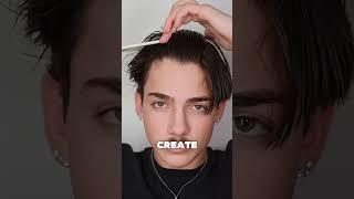 Middle part hairstyle tutorial