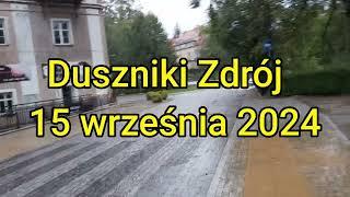 ️Alert !  Bystrzyca Dusznicka - 15.09.2024 Duszniki Zdrój