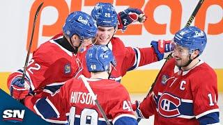 Canadiens' Slafkovsky And Evans Flip The Script With Two Quick Goals