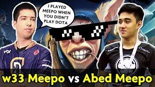 w33 Meepo против Мипо Абеда — первые 8k против первых 10k