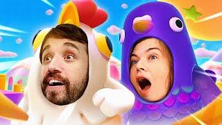 LEON E NILCE JOGAM FALL GUYS!