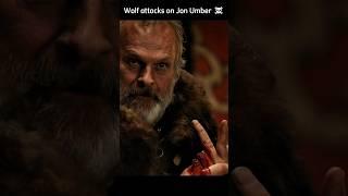 Rob's Wolf attacks on Greatjon Umber - Game of Thrones
