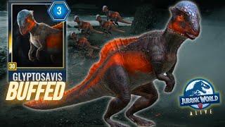 GLYPTOSAVIS- Not the Worst Apex Anymore?? (Jurassic World Alive PVP)