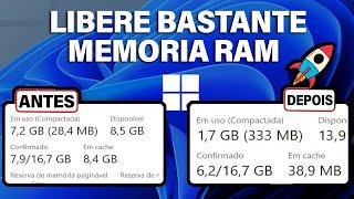 Como OTIMIZAR e LIBERAR mais MEMÓRIA RAM do PC no Windows 10/11