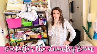 Hoarders ️ Extreme Declutter the Laundry Room Part 2 | Spring Cleaning Motivation