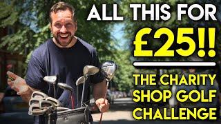 ALL THIS FOR £25!! Charity Shop Golf Challenge