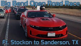 Big Bend Open Road Race: Ft. Stockton to Sanderson