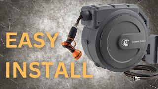Giraffe Tools Retractable Hose Reel Installation for Beginners!
