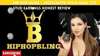 Hip Hop Bling | Moissanite VVS D Ideal Cut Stud Earrings honest review