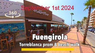 Fuengirola torreblanca walk my 1st immersive 360 video so pan to the left and right. Miss nothing