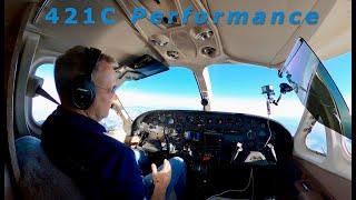 Cessna 421C Ferry & Performance Review