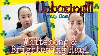 UNBOXING WHITENING AND BRIGHTENING PRODUCTS/mj hamto